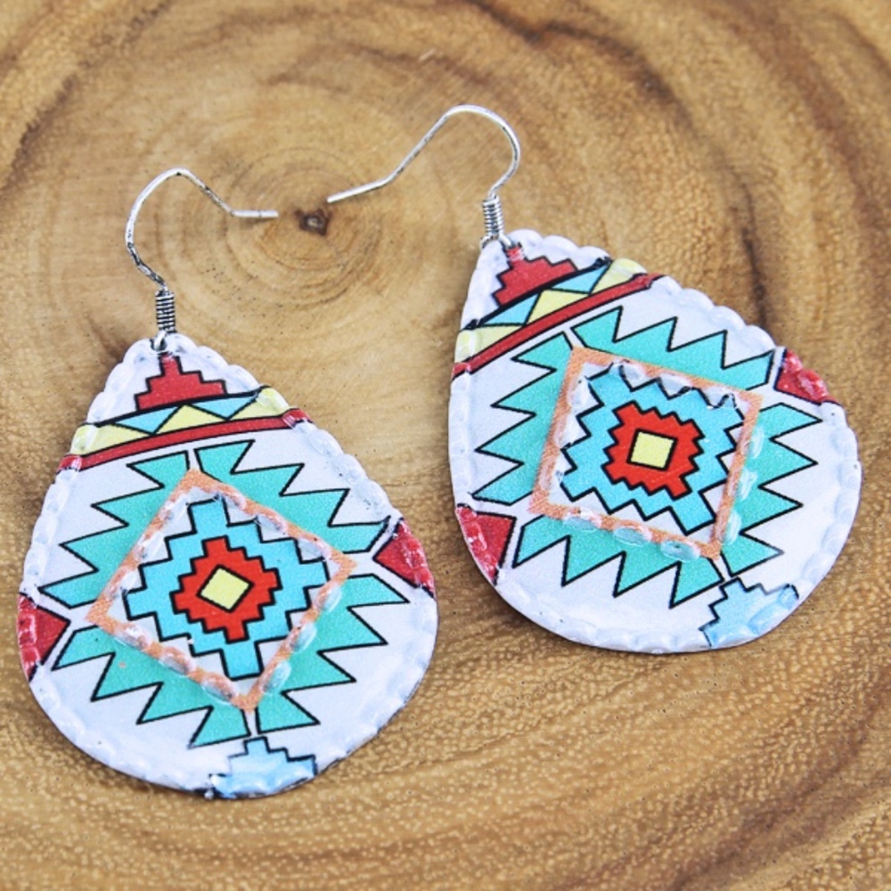 Aztec earrings